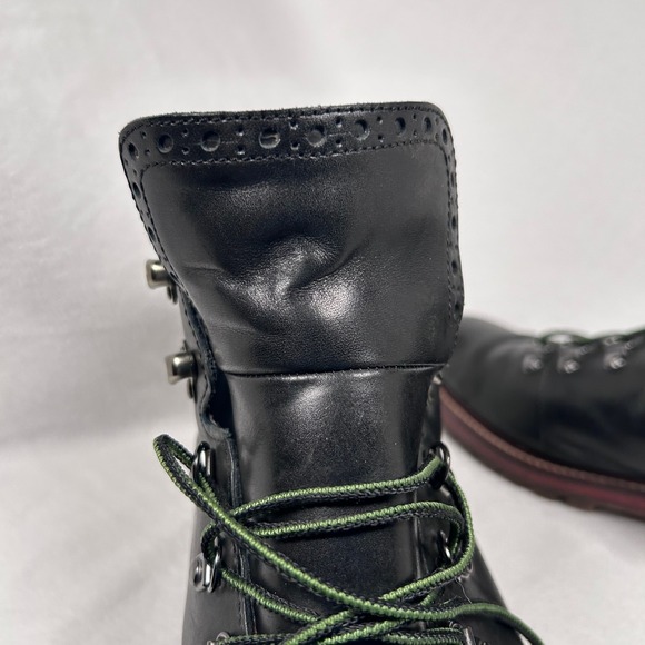 Johnston & Murphy J&M 1850 Boots Karnes Alpine Mens 11 M Black Leather 20-7677 - Picture 10 of 12